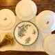 Saint Amandinoise ironstone plate set