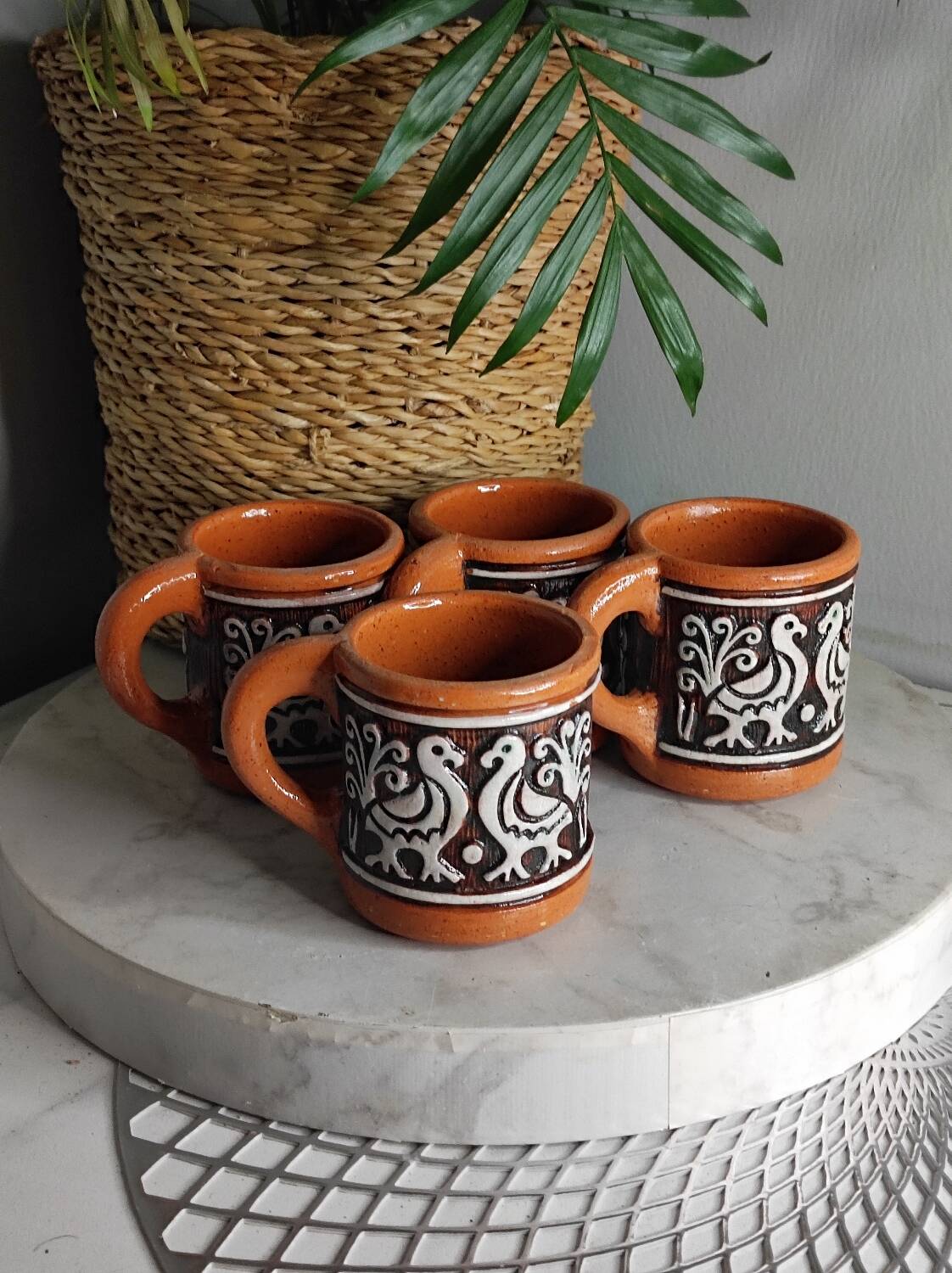 Terracotta cups