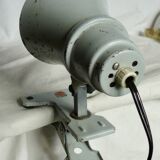 Philips industrial design clamp workshop lamp vintage reading light 1960