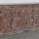Old wooden sideboard with 4 doors