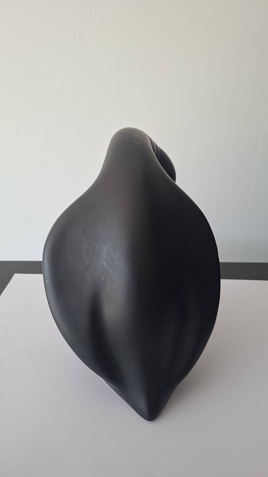 Pingouin En Céramique  Noir Vallauris André Baud