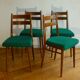 Lot de 4 chaises tchèques, années 60
