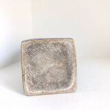 Square ceramic artisan vase