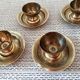 Lot of 4 brass cockroaches