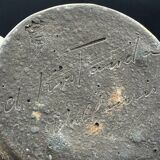 Pichet signé Alexandra Kostanda (1921-2011) Vallauris en grès émaillé années 60