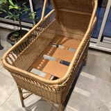 Rattan cradle