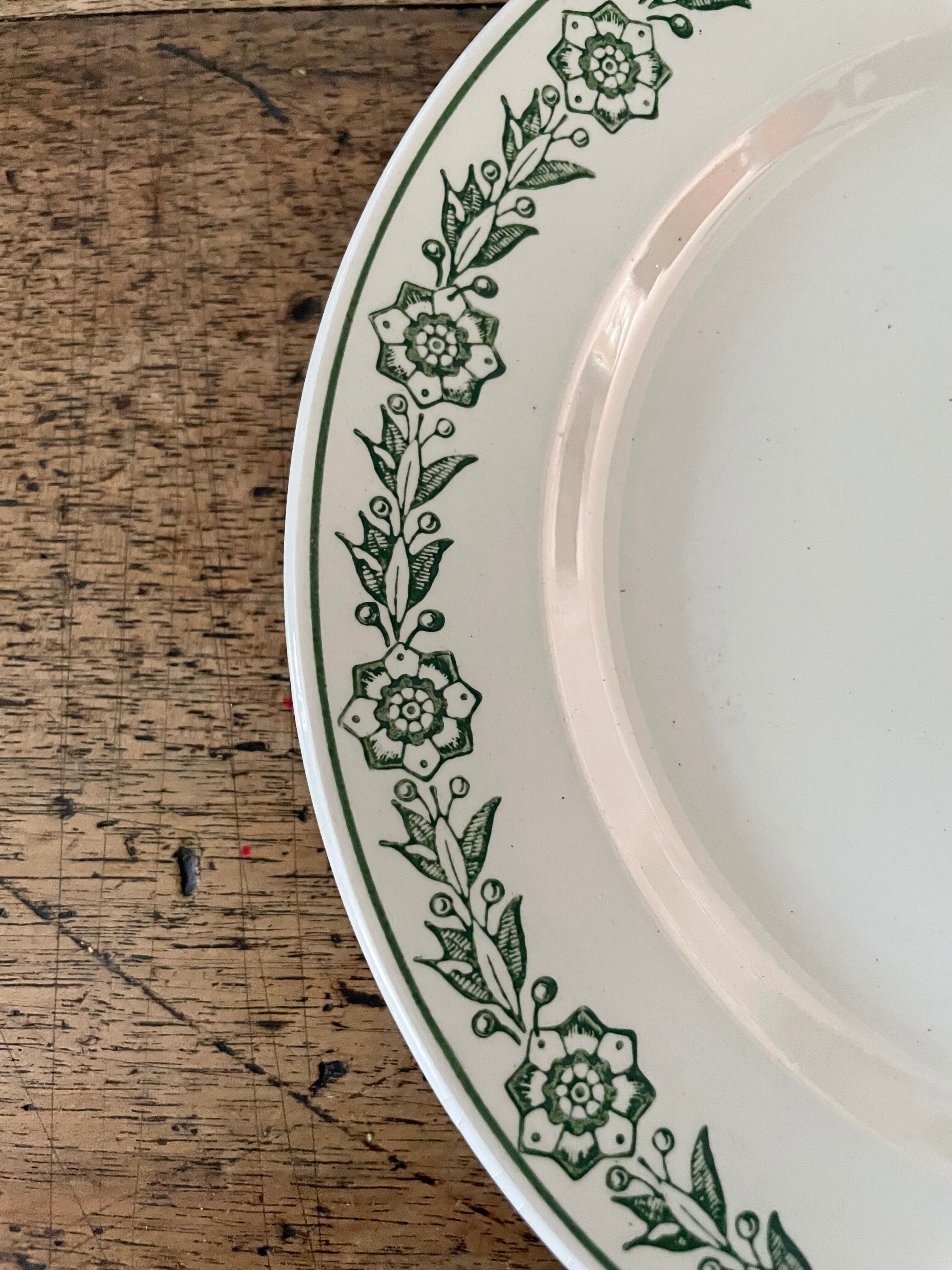 Old dessert plates st amand .