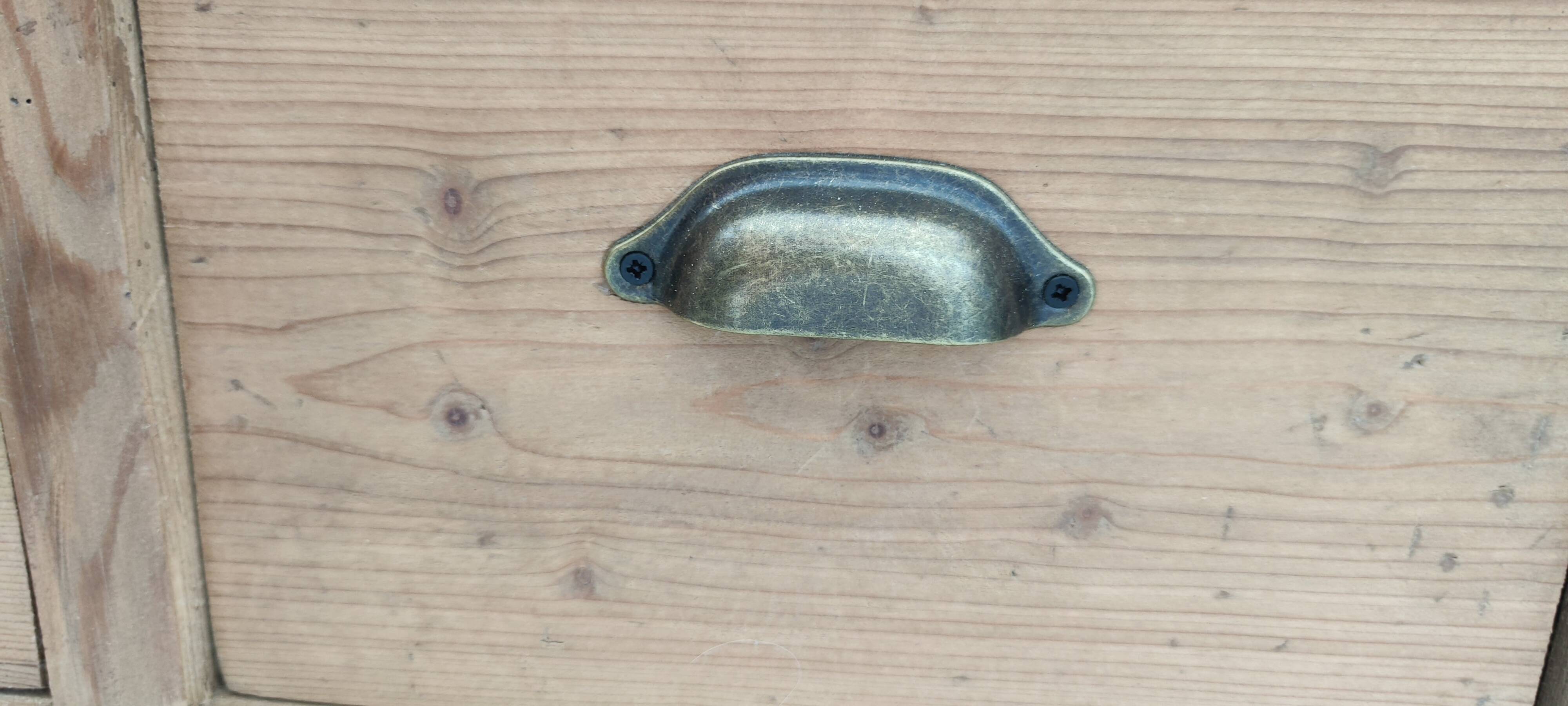 Commercial furniture with nine solid pine and oak drawers