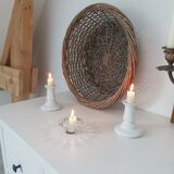 Vintage ceramic candle holders