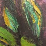 Michel Chapuis, acrylic on expressionist canvas, 1988