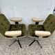 Set of two swivel chairs