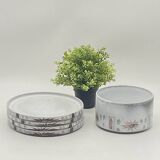 Vintage Niderviller Graminées earthenware plate/salad bowl service