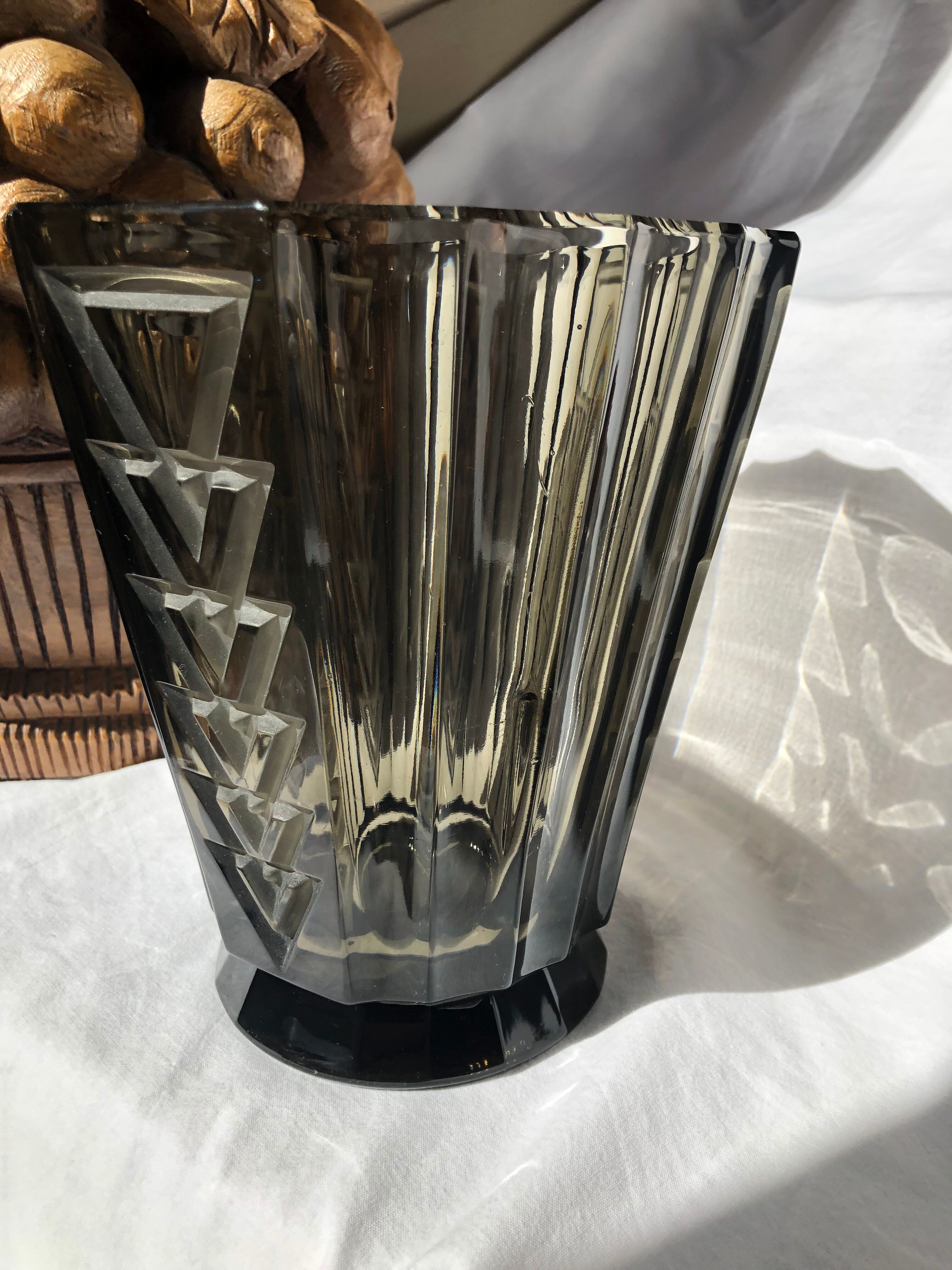 Vase art deco flanelle