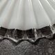 Old hanging lamp in white pleated opaline Art Deco 1930 Ø 25 cm