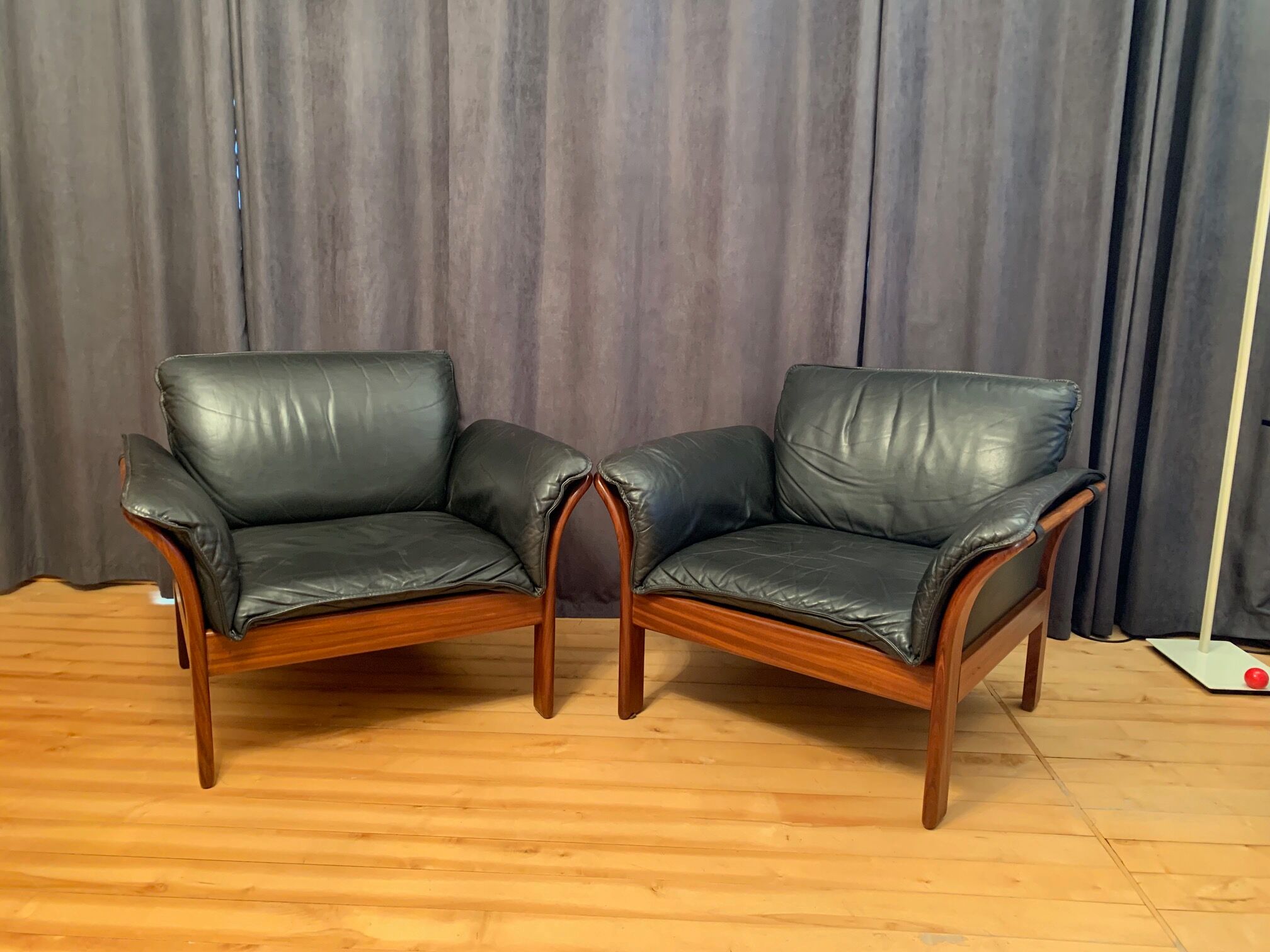 A pair of armchairs, Denmark, 1970s