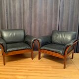 A pair of armchairs, Denmark, 1970s