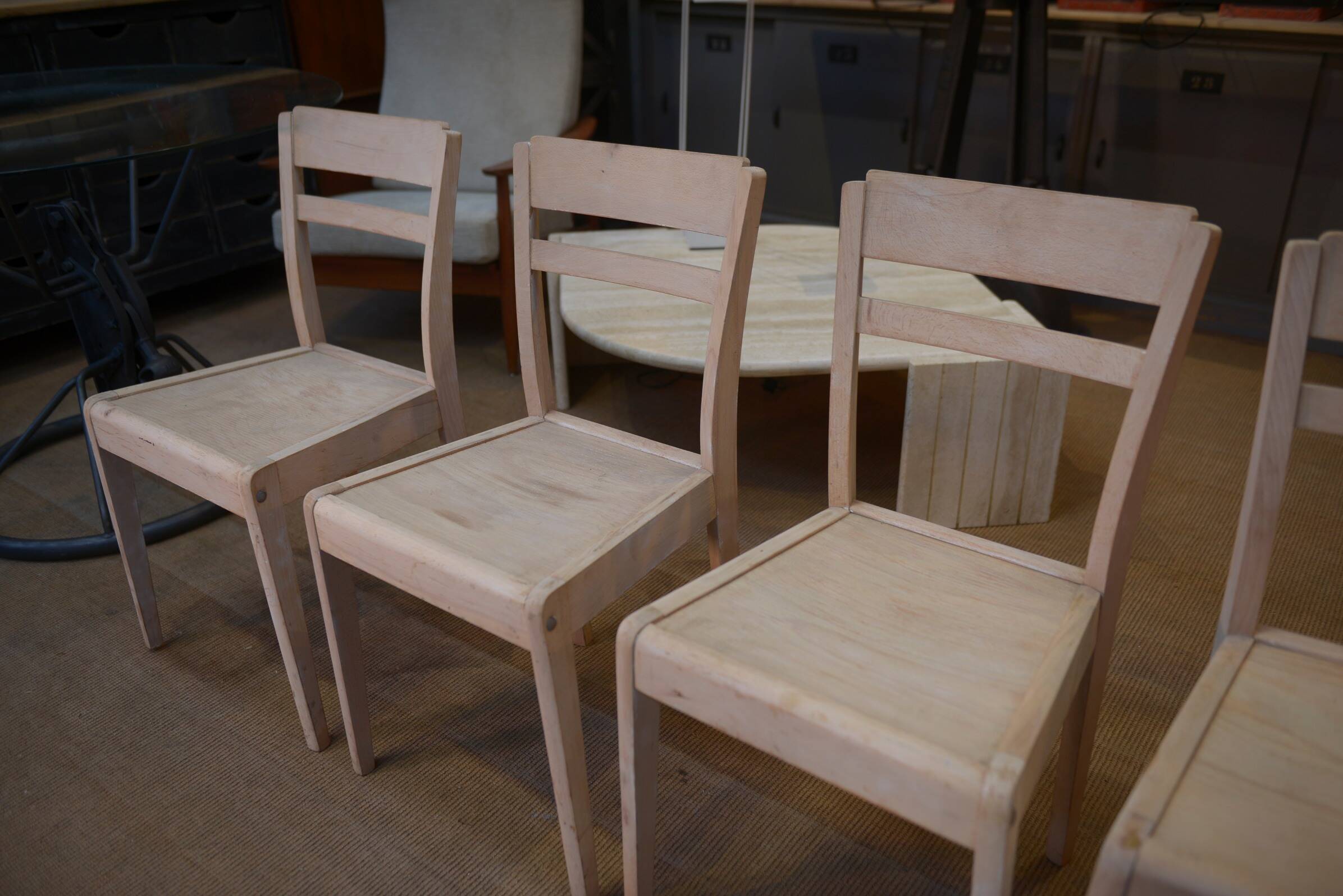 Set of 4 Stella Chairs 1940