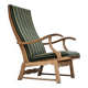 Chaise à bascule danoise à dossier haut, très bon état d'origine.