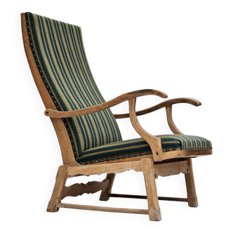 1950-60s, Danish highback rocking chair, original very good condition.