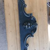 Old carved wooden pediment