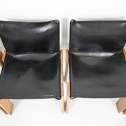 6 Monk dining chairs by Afra & Tobia Scarpa for Molteni, 1970