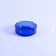 Vintage blue glass ashtray