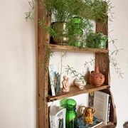 Étagère murale en bois massif/ étagère de rangement