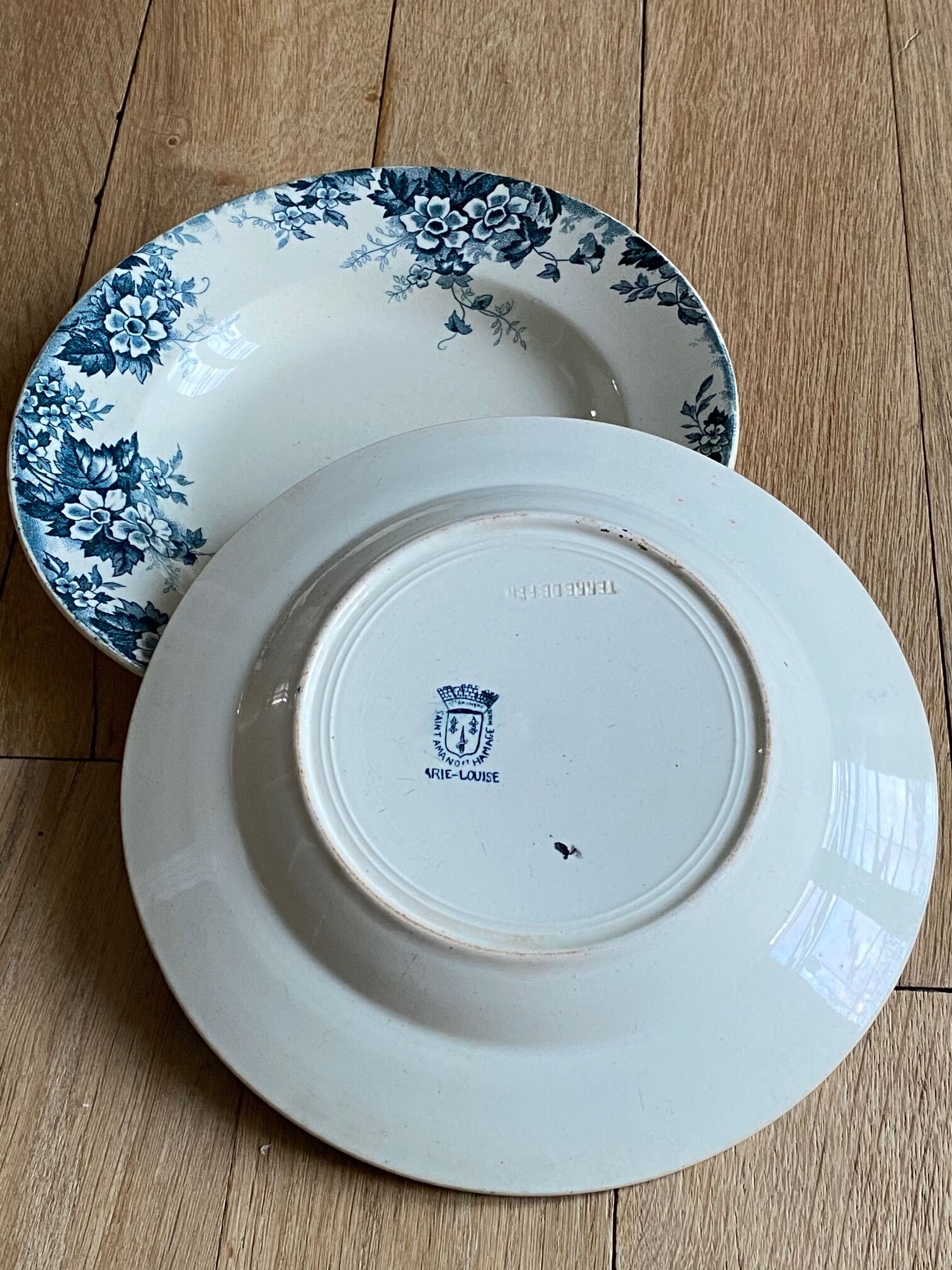 Lot 2 plates Terre de Fer