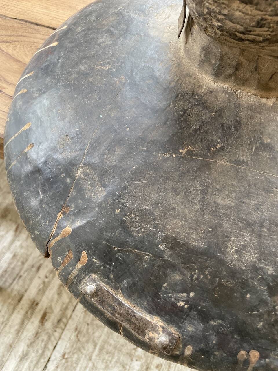 XL wooden Tuareg dish