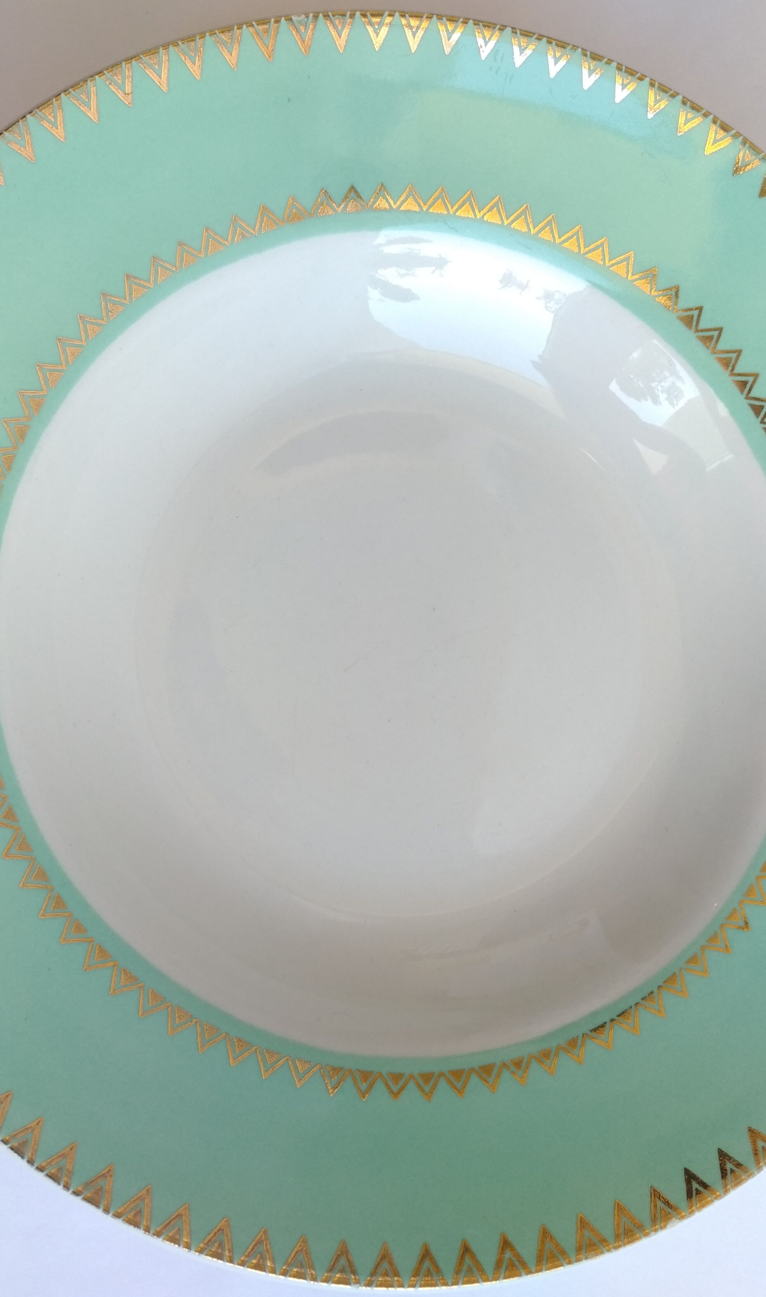 5 hollow plates Mint Terre de fer-Badonvillers-XXe