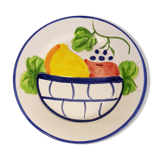 Plat artisanal en terre cuite