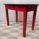 Vintage Kitchen Table with Enamel Top