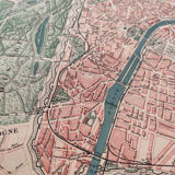 1883 - Map of the city of Paris
