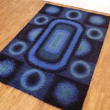 Vintage Danish carpet "rya" 1970