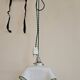 Suspension torchon opaline vintage