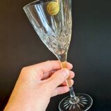 Descriptif pour lot de 5 grands verres à pied Cristal d’Arques – Modèle Cas