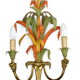 Maison Baguès, three bronze appliques decorated with camel heads and palm leaves