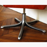 Pair of armchairs orange 70s