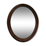 Miroir ancien ovale biseauté