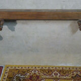 Frame Renaissance-style walnut mantelpiece