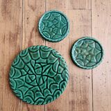 Vallauris coasters and bottle coasters