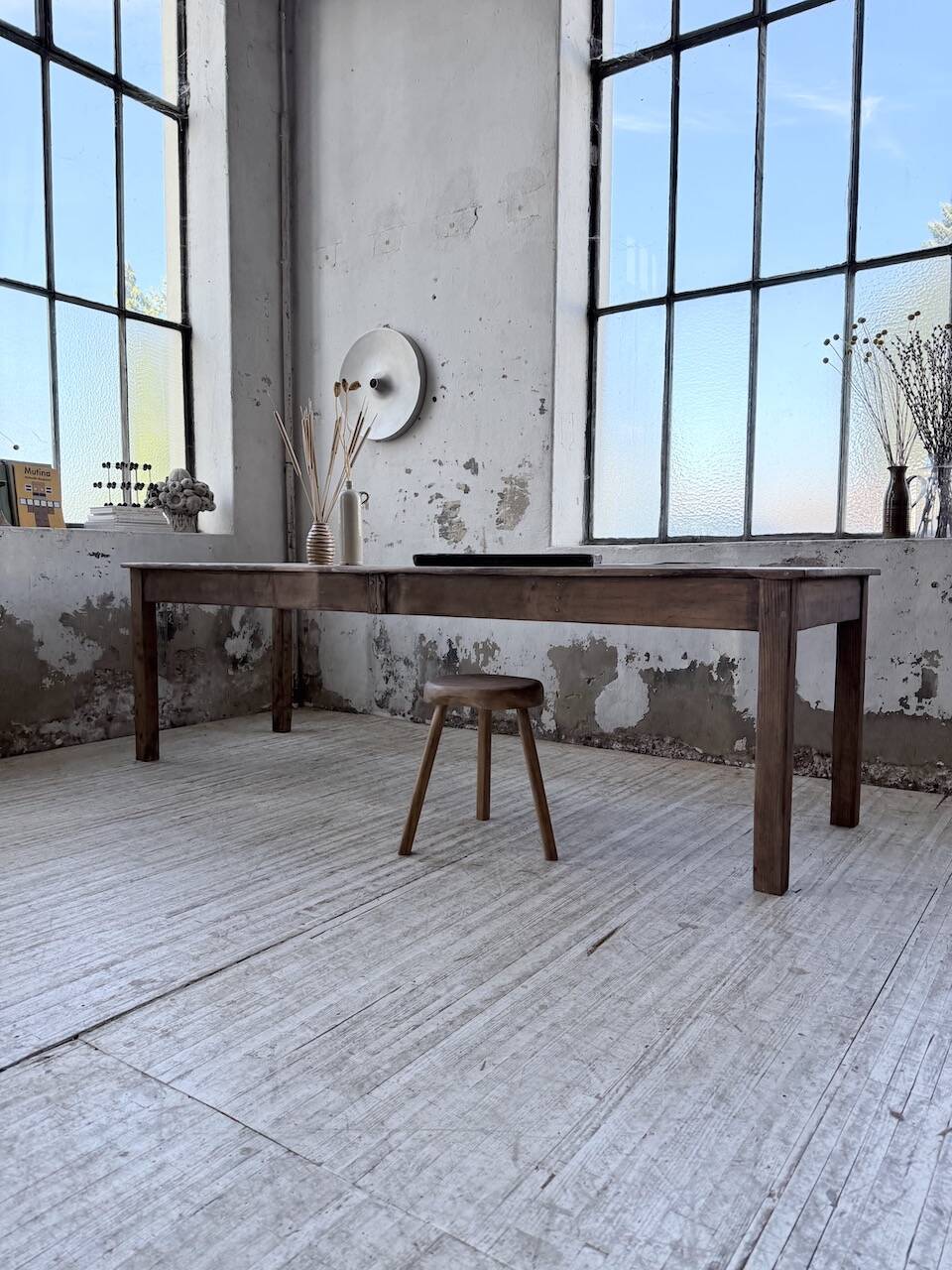 Farm table in pine 1950 250cm