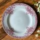 Antique serving platter in Saint-Amand earthenware (Nord)