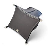 2 x armchair by Wittmann, design Paolo Piva, model Alta Highback, black leather