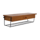 Scandinavian teak hanging bedside 1960
