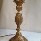 Bronze globe lamp