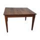 Square dining table