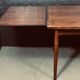 Mid-century danish rosewood extending table.