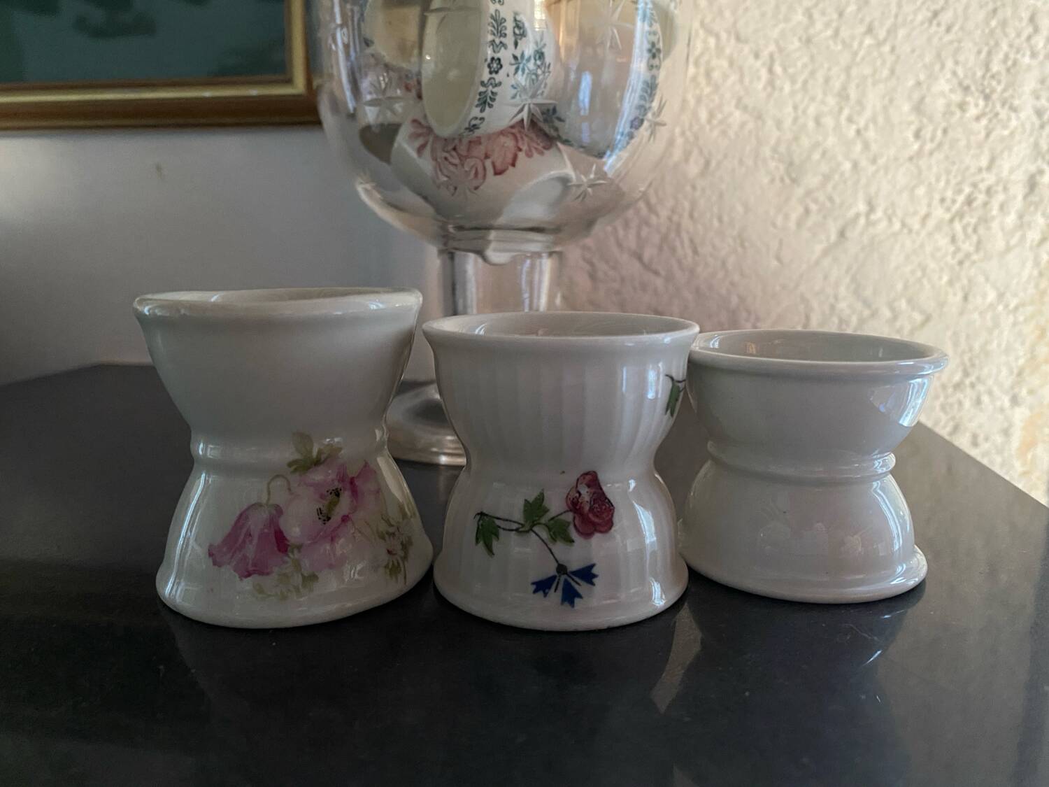 Lot de 3 coquetiers diabolos anciens