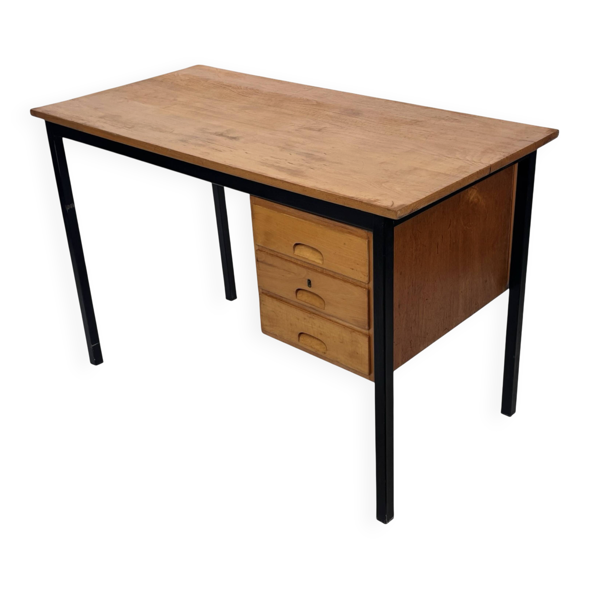 Vintage Desk 1960s Design Workspace with drawers